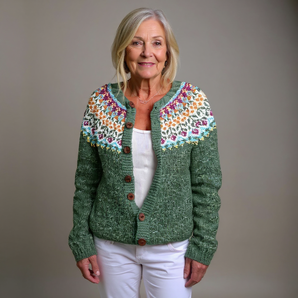 Alice - Cardigan islandais vintage