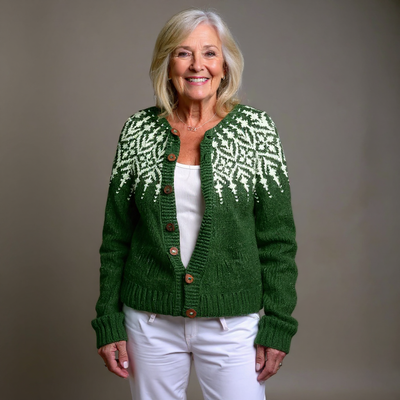 Brienne - Cardigan islandais vintage