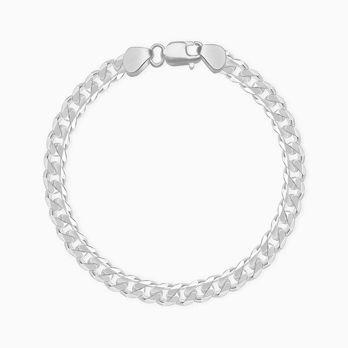 Silver Classic Bracelet for Him