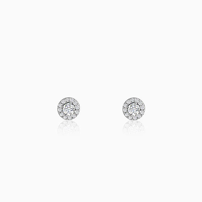 Silver Eclat Stud For Him